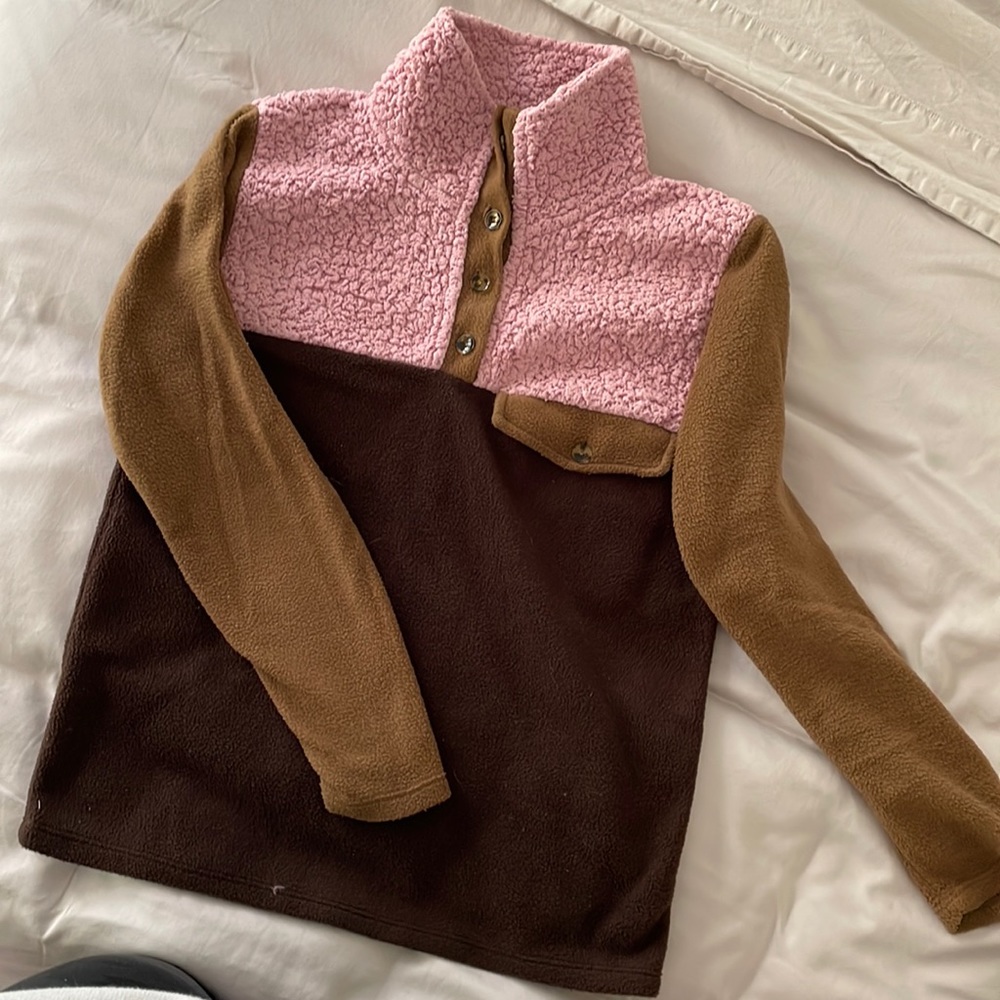 DONNI fleece Henley size S